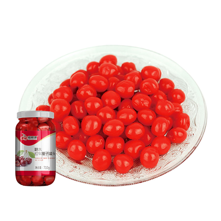 糖水紅車厘子罐頭(無枝)